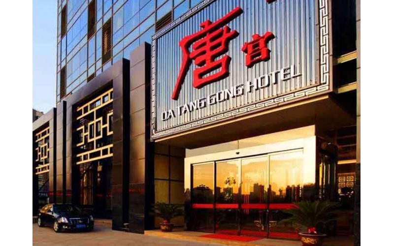 大唐宮液晶廣告機安裝案例