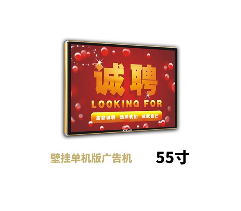 55寸壁掛廣告機(jī)單機(jī)版