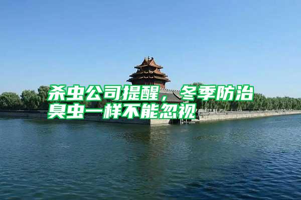殺蟲公司提醒，冬季防治臭蟲一樣不能忽視