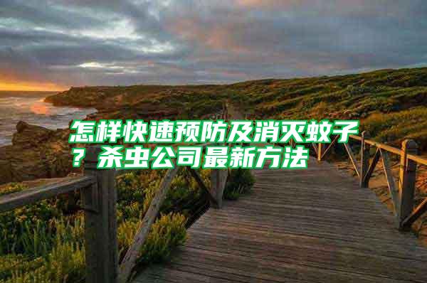 怎樣快速預防及消滅蚊子？殺蟲公司最新方法