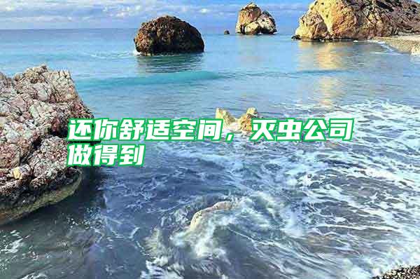 還你舒適空間，滅蟲(chóng)公司做得到