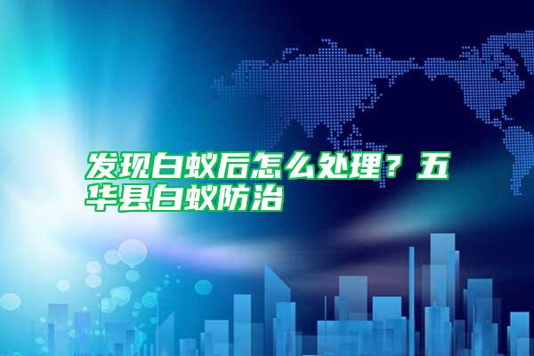 發(fā)現(xiàn)白蟻后怎么處理?五華縣白蟻防治