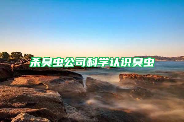 殺臭蟲公司科學(xué)認(rèn)識(shí)臭蟲