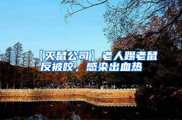 【滅鼠公司】老人踢老鼠反被咬，感染出血熱
