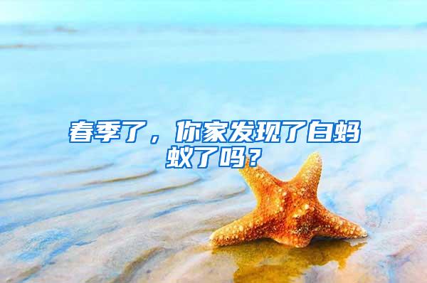 春季了，你家發現了白螞蟻了嗎？